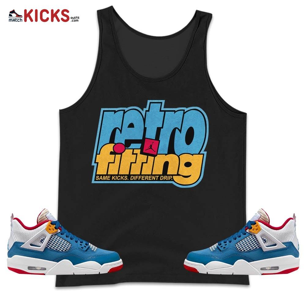 Retrofitting Got Em Sneaker Shirt Match Retro Messy Room 4s, Jordan 4 GS Messy Room MKO Tank Top