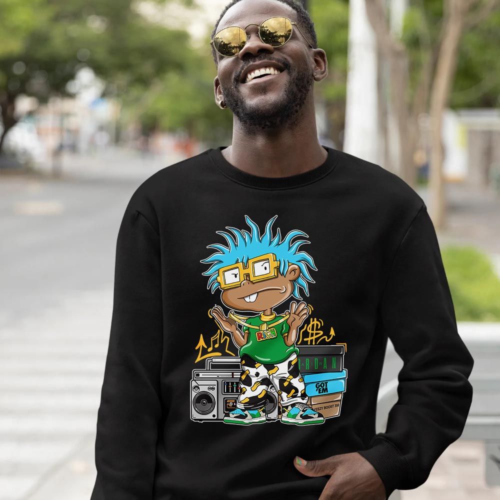 Rich Cartoon 90s Sneaker Shirt Match Chunky Dunky, SB Dunk Chunky Dunky MKO T-Shirt Rich Cartoon 90s Sneaker Shirt Match Chunky Dunky, SB Dunk Chunky Dunky MKO T-Shirt