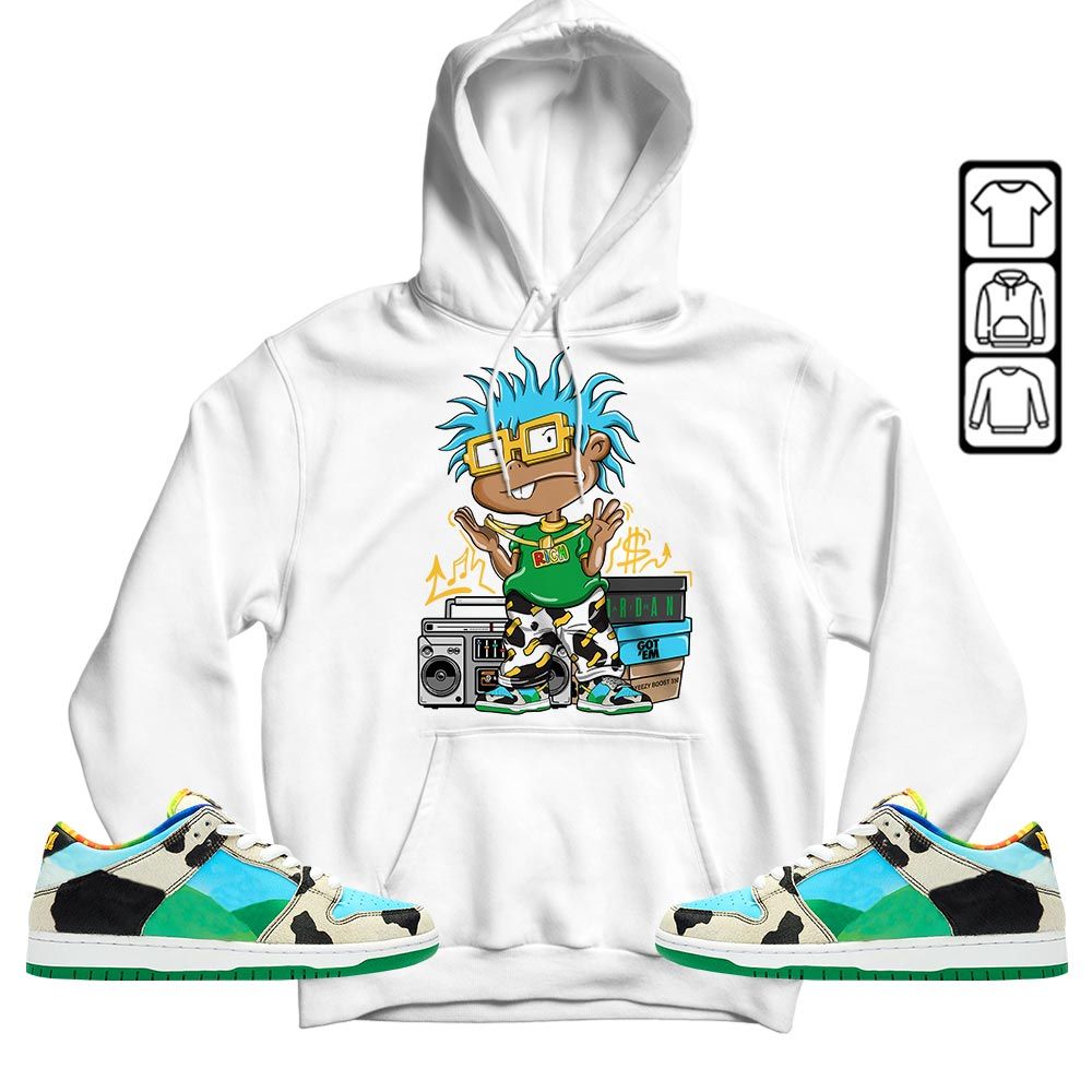 Rich Cartoon 90s Sneaker Shirt Match Chunky Dunky, SB Dunk Chunky Dunky MKO T-Shirt Rich Cartoon 90s Sneaker Shirt Match Chunky Dunky, SB Dunk Chunky Dunky MKO T-Shirt