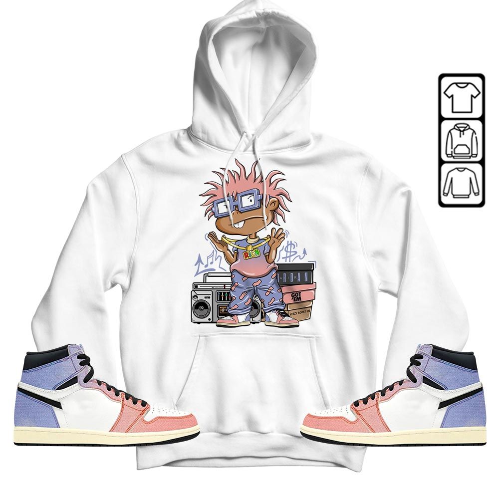 Rich Cartoon 90s Sneaker Shirt Match Retro Skyline 1s, Jordan 1 High OG Skyline MKO T-Shirt Rich Cartoon 90s Sneaker Shirt Match Retro Skyline 1s, Jordan 1 High OG Skyline MKO T-Shirt