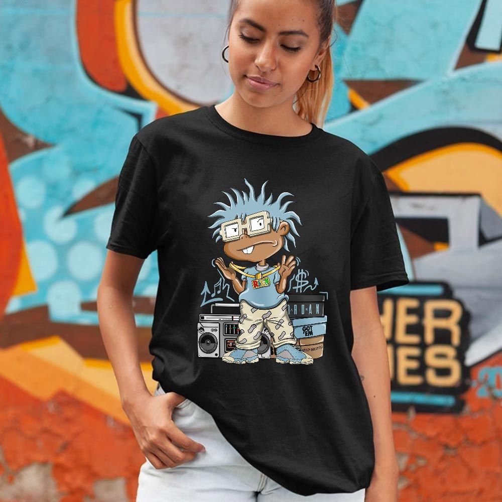 Rich Cartoon 90s Sneaker Shirt Match SoleFly 13s, Jordan 13 Retro SoleFly MKO T-Shirt Rich Cartoon 90s Sneaker Shirt Match SoleFly 13s, Jordan 13 Retro SoleFly MKO T-Shirt