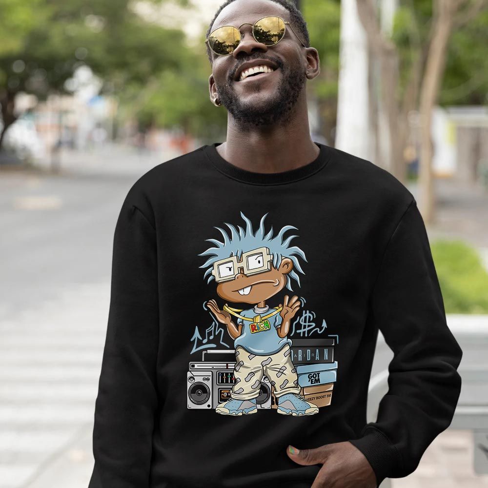 Rich Cartoon 90s Sneaker Shirt Match SoleFly 13s, Jordan 13 Retro SoleFly MKO T-Shirt Rich Cartoon 90s Sneaker Shirt Match SoleFly 13s, Jordan 13 Retro SoleFly MKO T-Shirt