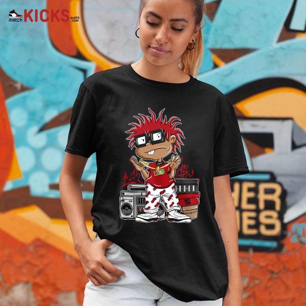 Rich Chuckie Sneaker Shirt Match 2 Chicago Varsity Red, Jordan Retro 2 Chicago MKO T-Shirt Rich Chuckie Sneaker Shirt Match 2 Chicago Varsity Red, Jordan Retro 2 Chicago MKO T-Shirt