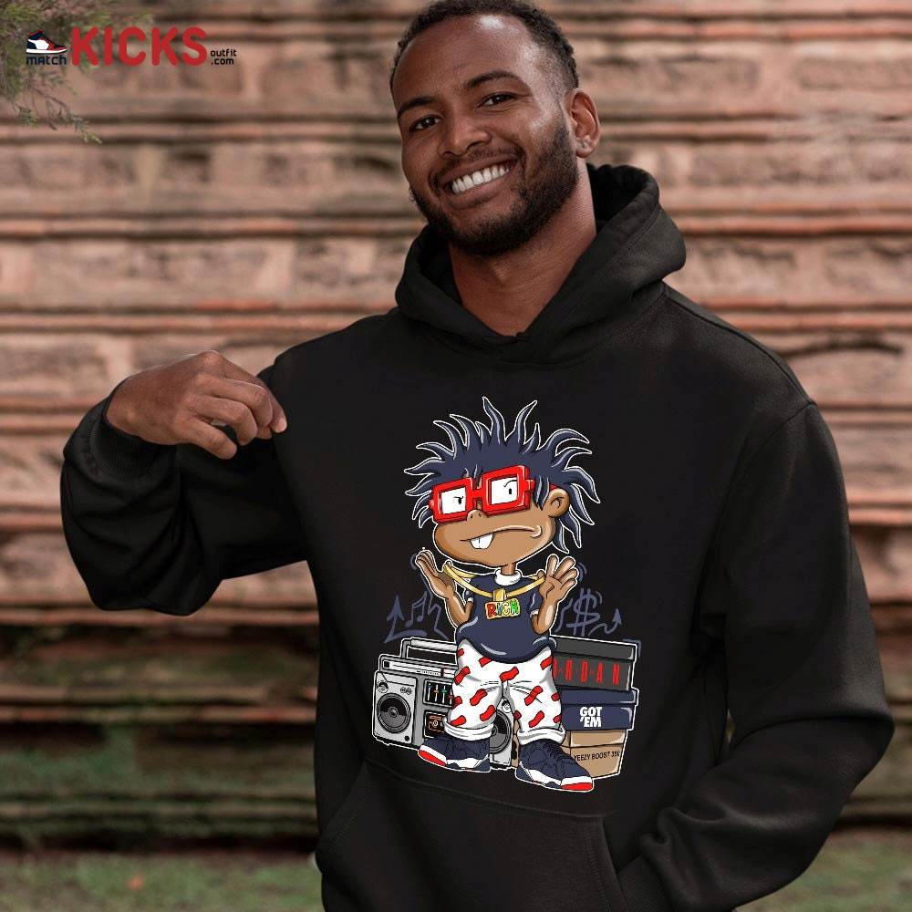 Rich Chuckie Sneaker Shirt Match 7 Neutral Indigo, Jordan 7 Quai 54 MKO Sweatshirt Rich Chuckie Sneaker Shirt Match 7 Neutral Indigo, Jordan 7 Quai 54 MKO Sweatshirt