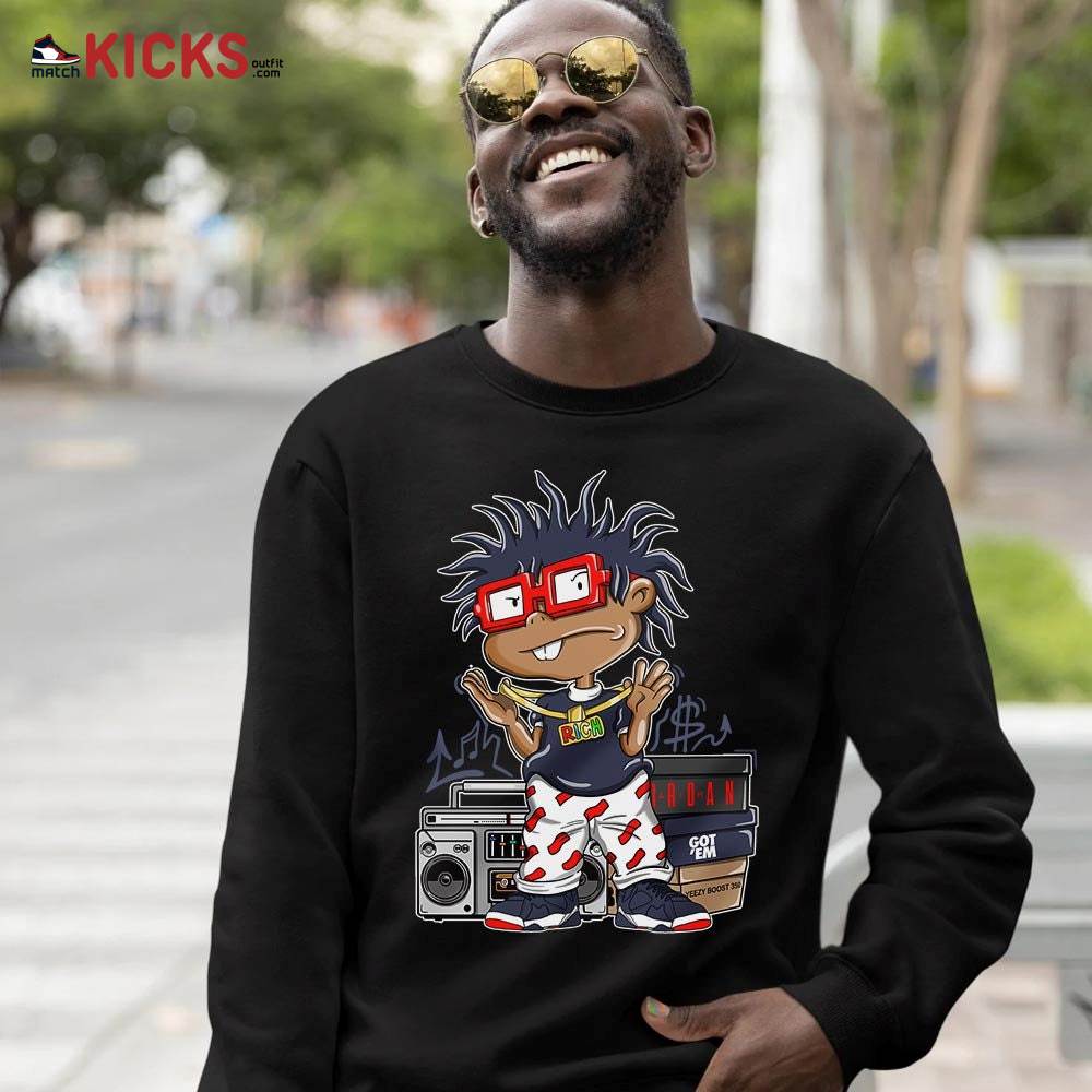 Rich Chuckie Sneaker Shirt Match 7 Neutral Indigo, Jordan 7 Quai 54 MKO Sweatshirt Rich Chuckie Sneaker Shirt Match 7 Neutral Indigo, Jordan 7 Quai 54 MKO Sweatshirt