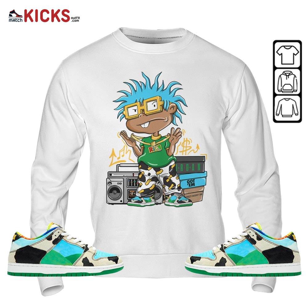 Rich Chuckie Sneaker Shirt Match Chunky Dunky, SB Dunk Chunky Dunky MKO Sweatshirt Rich Chuckie Sneaker Shirt Match Chunky Dunky, SB Dunk Chunky Dunky MKO Sweatshirt