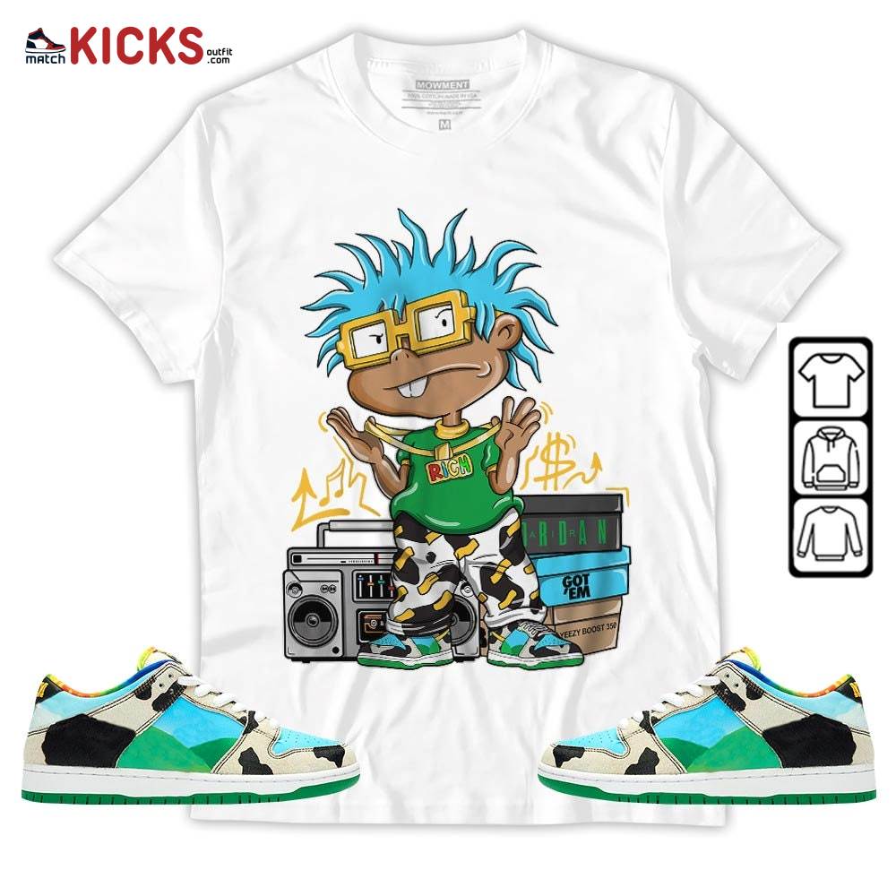 Rich Chuckie Sneaker Shirt Match Chunky Dunky, SB Dunk Chunky Dunky MKO T-Shirt Rich Chuckie Sneaker Shirt Match Chunky Dunky, SB Dunk Chunky Dunky MKO T-Shirt