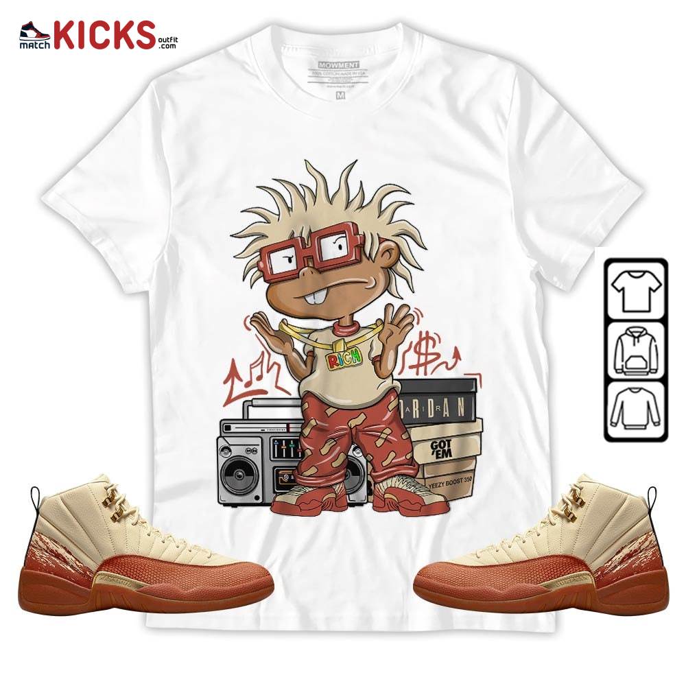 Rich Chuckie Sneaker Shirt Match Eastside Golf 12s, Jordan 12 Retro Eastside Golf MKO T-Shirt Rich Chuckie Sneaker Shirt Match Eastside Golf 12s, Jordan 12 Retro Eastside Golf MKO T-Shirt