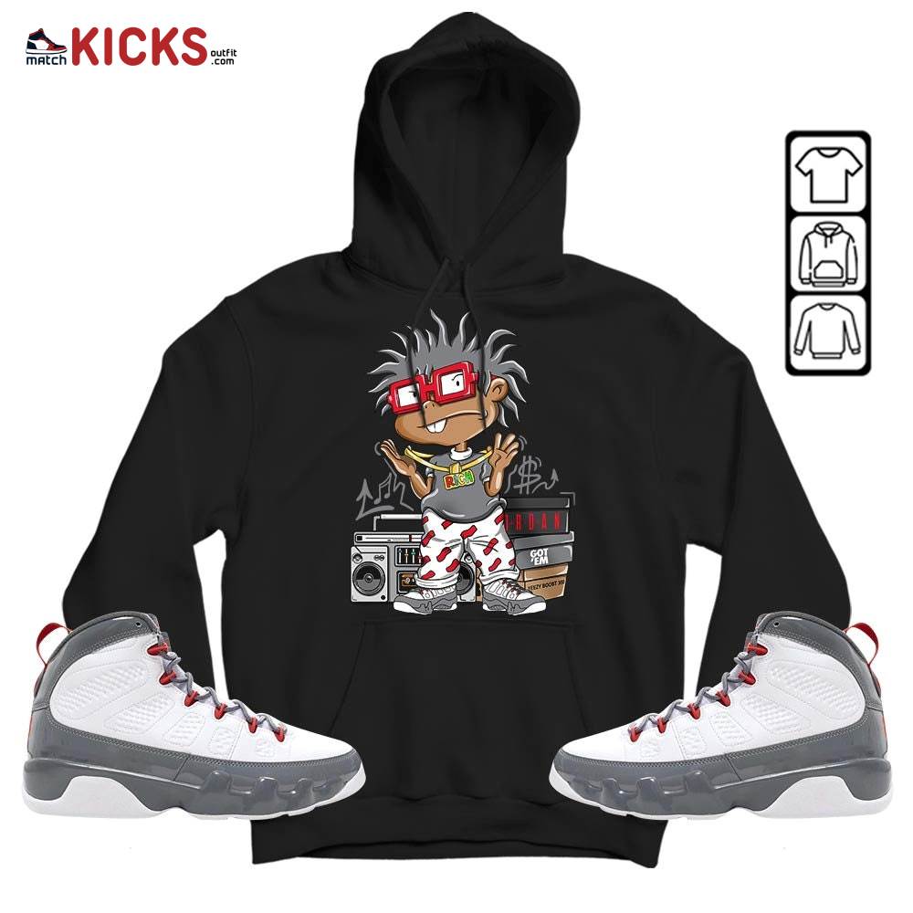 Rich Chuckie Sneaker Shirt Match Fire Red 9s, Jordan 9 Retro Fire Red MKO T-Shirt Rich Chuckie Sneaker Shirt Match Fire Red 9s, Jordan 9 Retro Fire Red MKO T-Shirt