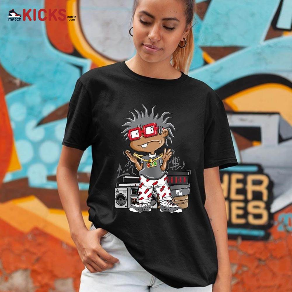 Rich Chuckie Sneaker Shirt Match Fire Red 9s, Jordan 9 Retro Fire Red MKO T-Shirt Rich Chuckie Sneaker Shirt Match Fire Red 9s, Jordan 9 Retro Fire Red MKO T-Shirt