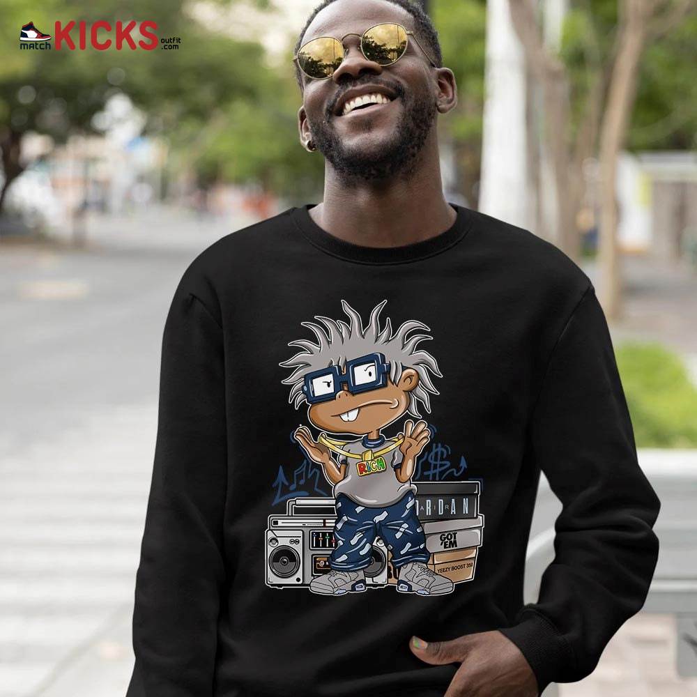 Rich Chuckie Sneaker Shirt Match Georgetown 6s, Jordan 6 Retro Georgetown MKO T-Shirt Rich Chuckie Sneaker Shirt Match Georgetown 6s, Jordan 6 Retro Georgetown MKO T-Shirt