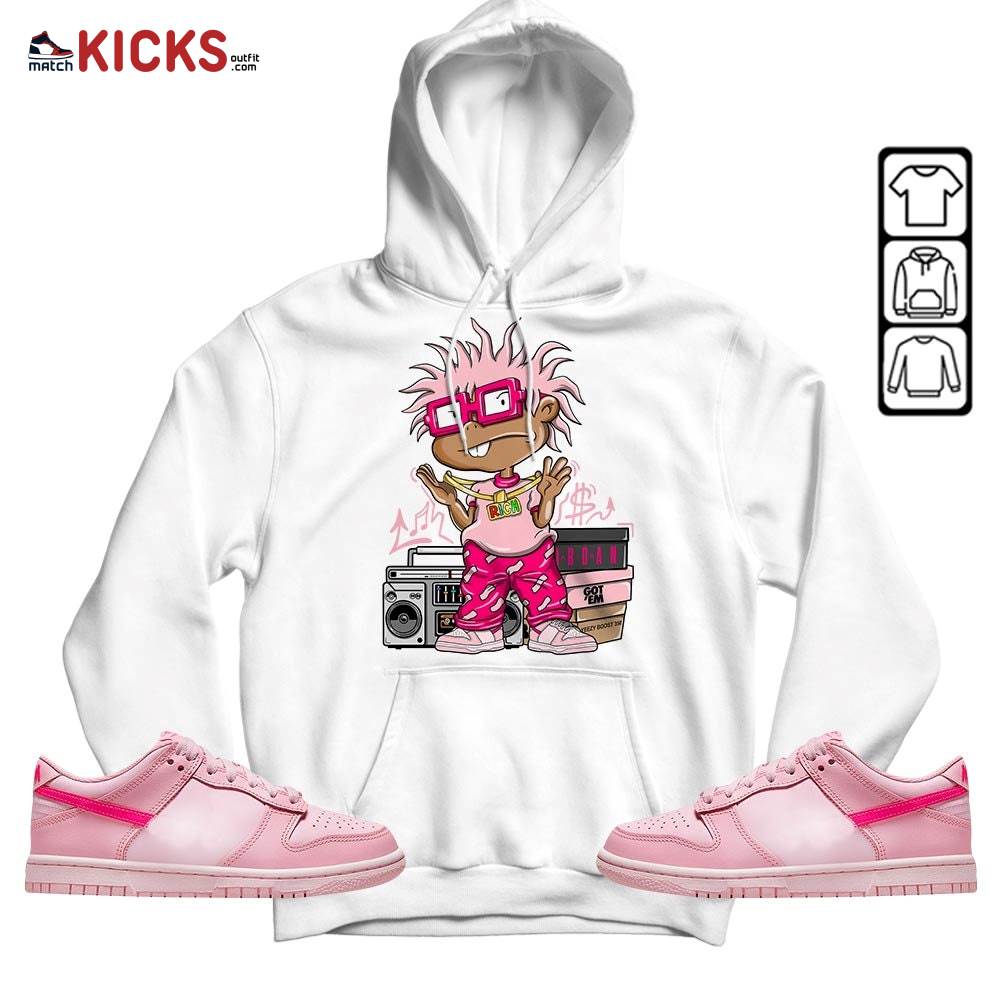 Rich Chuckie Sneaker Shirt Match Low Triple Pink, Dunk Low Triple Pink MKO Hoodie Rich Chuckie Sneaker Shirt Match Low Triple Pink, Dunk Low Triple Pink MKO Hoodie