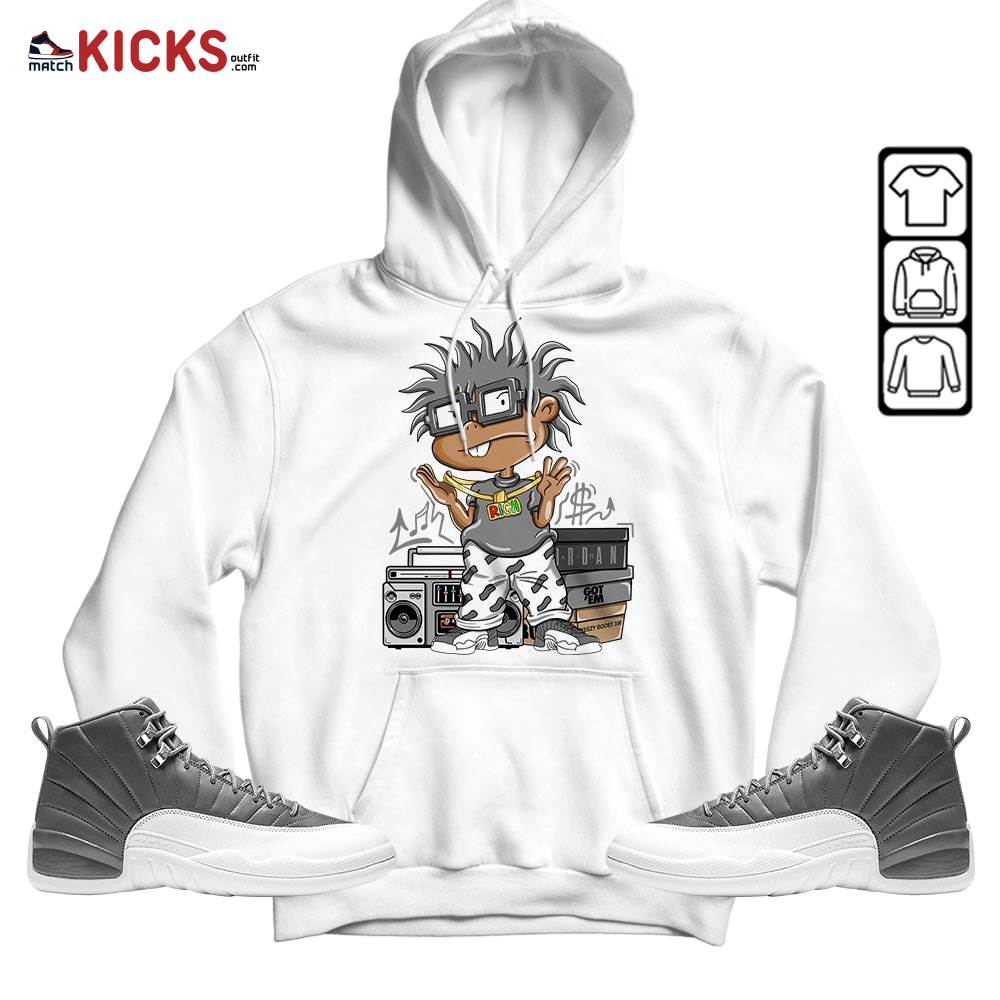 Rich Chuckie Sneaker Shirt Match Retro Stealth 12s, Jordan 12 Retro Stealth MKO T-Shirt Rich Chuckie Sneaker Shirt Match Retro Stealth 12s, Jordan 12 Retro Stealth MKO T-Shirt