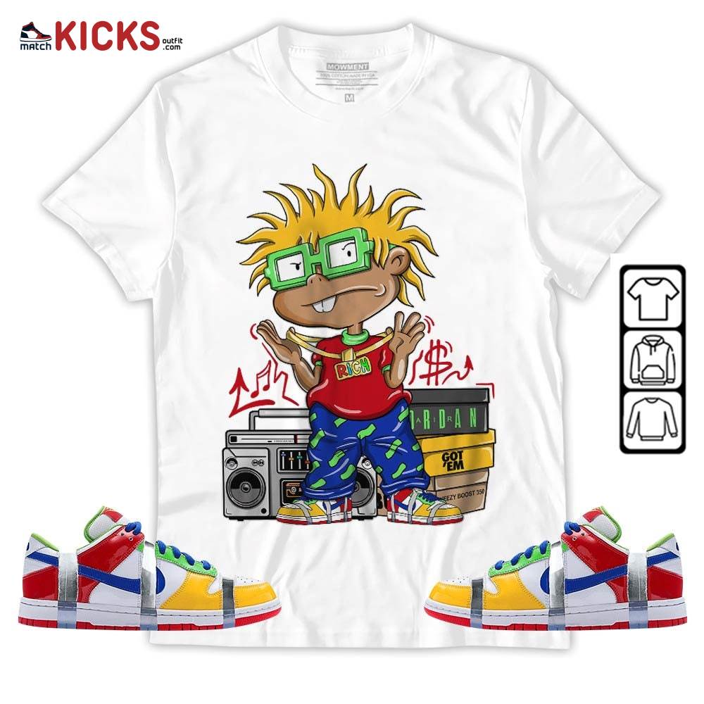 Rich Chuckie Sneaker Shirt Match SB Dunk Low eBay, SB Dunk Low Sandy MKO Hoodie