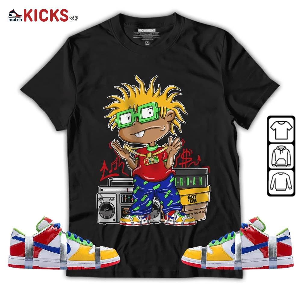 Rich Chuckie Sneaker Shirt Match SB Dunk Low eBay, SB Dunk Low Sandy MKO T-Shirt