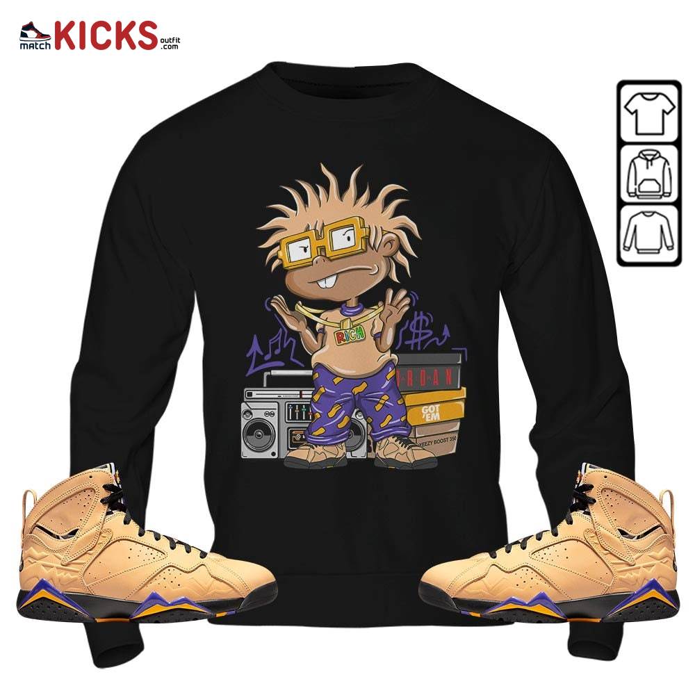 Rich Chuckie Sneaker Shirt Match Vachetta Tan 7s, Jordan 7 SE Afrobeats MKO Hoodie Rich Chuckie Sneaker Shirt Match Vachetta Tan 7s, Jordan 7 SE Afrobeats MKO Hoodie