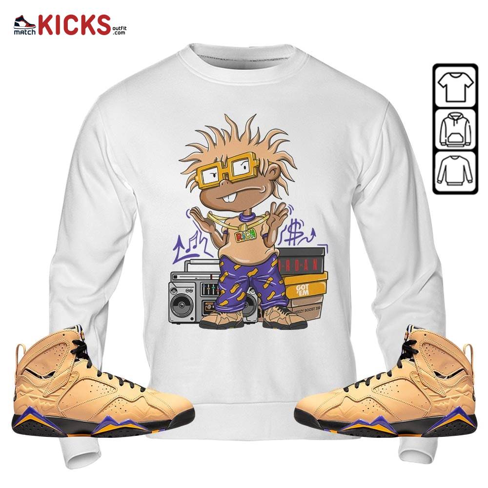 Rich Chuckie Sneaker Shirt Match Vachetta Tan 7s, Jordan 7 SE Afrobeats MKO Hoodie Rich Chuckie Sneaker Shirt Match Vachetta Tan 7s, Jordan 7 SE Afrobeats MKO Hoodie