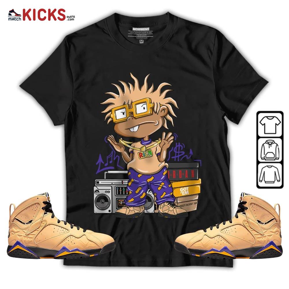 Rich Chuckie Sneaker Shirt Match Vachetta Tan 7s, Jordan 7 SE Afrobeats MKO Hoodie Rich Chuckie Sneaker Shirt Match Vachetta Tan 7s, Jordan 7 SE Afrobeats MKO Hoodie