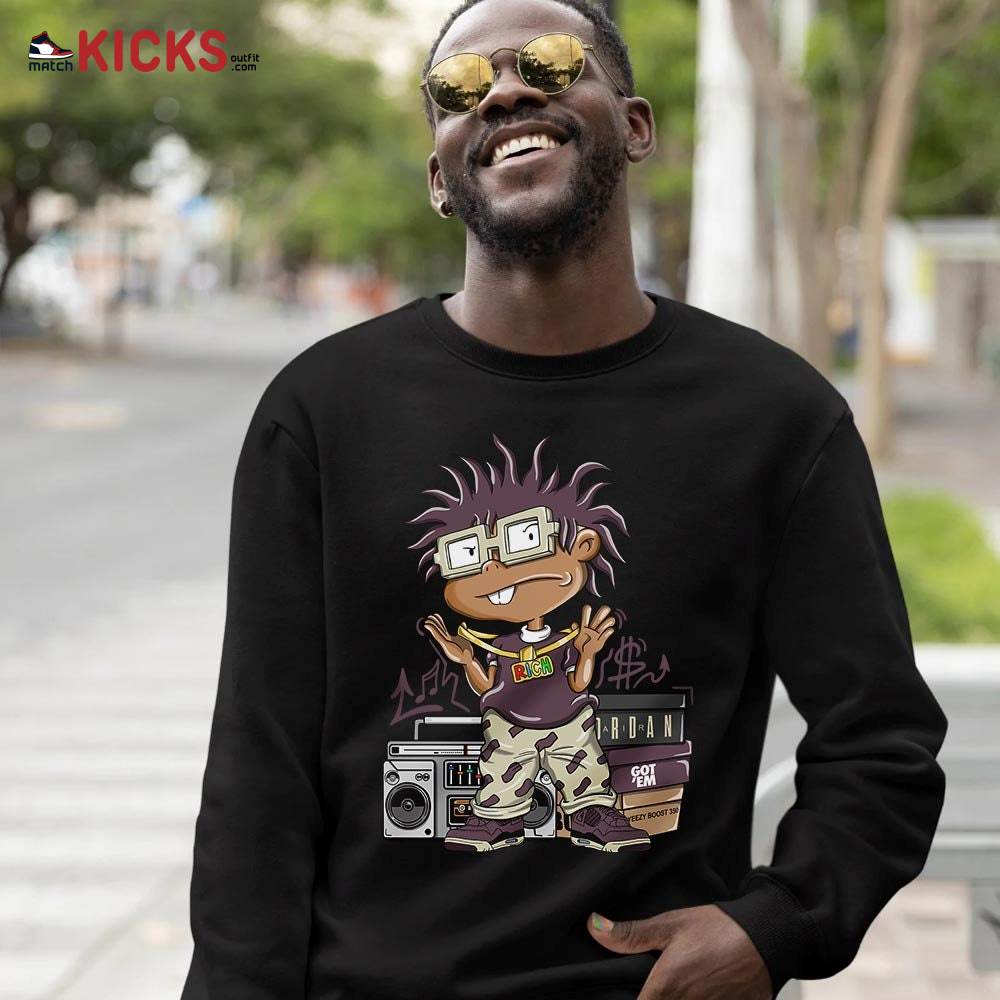 Rich Chuckie Sneaker Shirt Match Violet Ore 4s, Jordan 4 A Ma Maniere Violet Ore MKO T-Shirt Rich Chuckie Sneaker Shirt Match Violet Ore 4s, Jordan 4 A Ma Maniere Violet Ore MKO T-Shirt