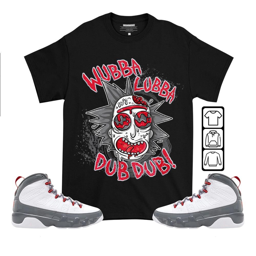 Rick And Drip 90s Sneaker Shirt Match Fire Red 9s, Jordan 9 Retro Fire Red MKO T-Shirt Rick And Drip 90s Sneaker Shirt Match Fire Red 9s, Jordan 9 Retro Fire Red MKO T-Shirt