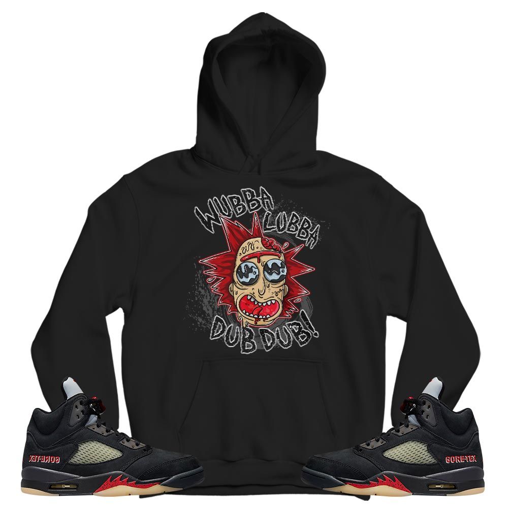 Rick And Drip 90s Sneaker Shirt Match Gore-Tex 5s, Jordan 5 GORE-TEX Off Noir MKO T-Shirt