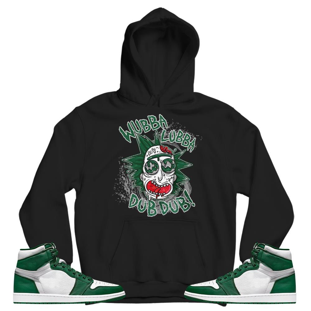 Rick And Drip 90s Sneaker Shirt Match High Gorge Green 1s, Jordan 1 Retro High Gorge Green MKO T-Shirt