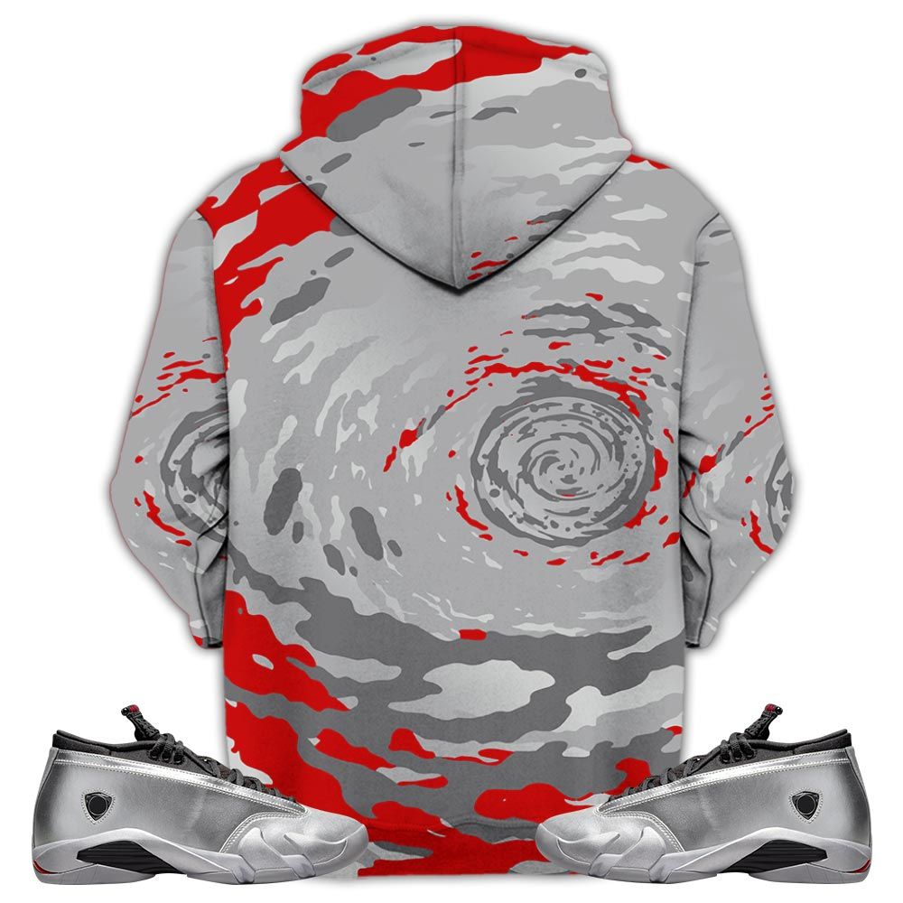 Rick And Drip Sneaker Shirt Match 14 Low Metallic Silver, Jordan 14 Metallic Silver Hoodie Sweatshirt Tee All Over Print MKO Shirt