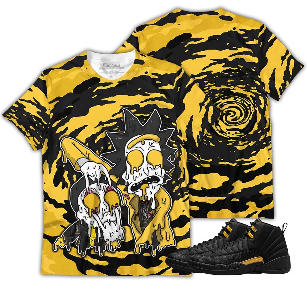 Rick And Drip Sneaker Shirt Match Black Taxi 12S, Jordan 12 Retro Black Taxi Hoodie Sweatshirt Tee All Over Print MKO Shirt Rick And Drip Sneaker Shirt Match Black Taxi 12S, Jordan 12 Retro Black Taxi Hoodie Sweatshirt Tee All Over Print MKO Shirt