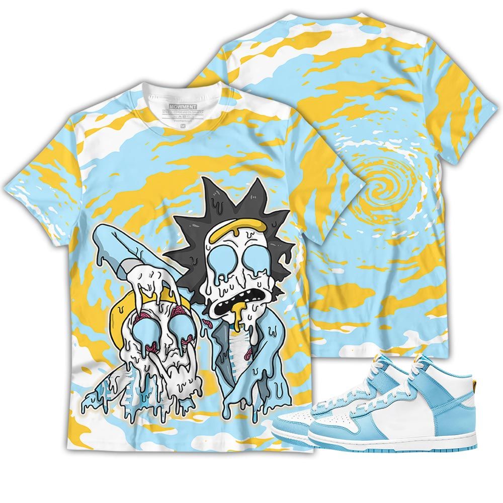 Rick And Drip Sneaker Shirt Match Dunk High Blue Chill, Dunk High Homer Simpson Hoodie Sweatshirt Tee All Over Print MKO Shirt Rick And Drip Sneaker Shirt Match Dunk High Blue Chill, Dunk High Homer Simpson Hoodie Sweatshirt Tee All Over Print MKO Shirt