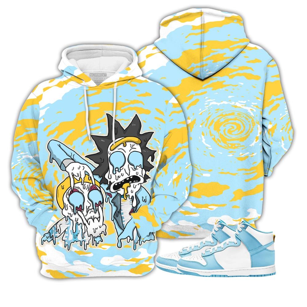 Rick And Drip Sneaker Shirt Match Dunk High Blue Chill, Dunk High Homer Simpson Hoodie Sweatshirt Tee All Over Print MKO Shirt Rick And Drip Sneaker Shirt Match Dunk High Blue Chill, Dunk High Homer Simpson Hoodie Sweatshirt Tee All Over Print MKO Shirt