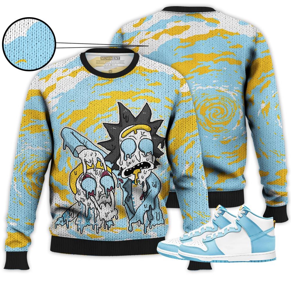 Rick And Drip Sneaker Shirt Match Dunk High Blue Chill, Dunk High Homer Simpson Hoodie Sweatshirt Tee All Over Print MKO Shirt Rick And Drip Sneaker Shirt Match Dunk High Blue Chill, Dunk High Homer Simpson Hoodie Sweatshirt Tee All Over Print MKO Shirt
