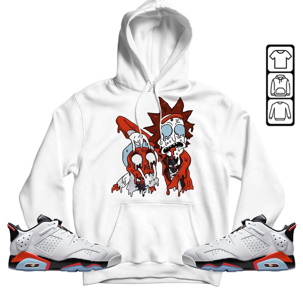 Rick And Drip Sneaker Shirt Match Low Infrared 6s, Jordan 6 Low Infrared MKO T-Shirt