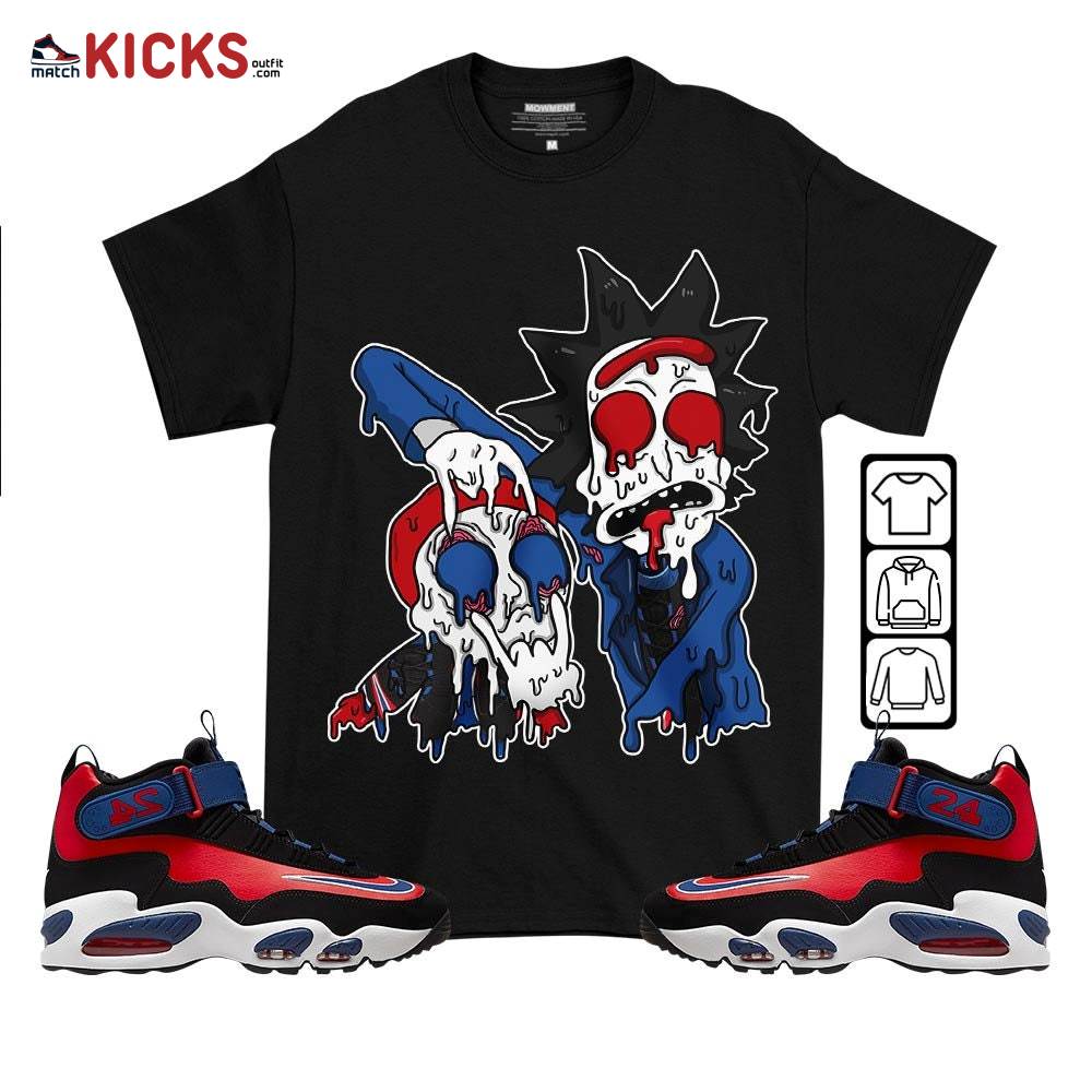 Rick And Drip Sneaker Shirt Match Max 1 Navy Red Black, Air Griffey Max 1 Black Red Navy Blue MKO T-Shirt Rick And Drip Sneaker Shirt Match Max 1 Navy Red Black, Air Griffey Max 1 Black Red Navy Blue MKO T-Shirt