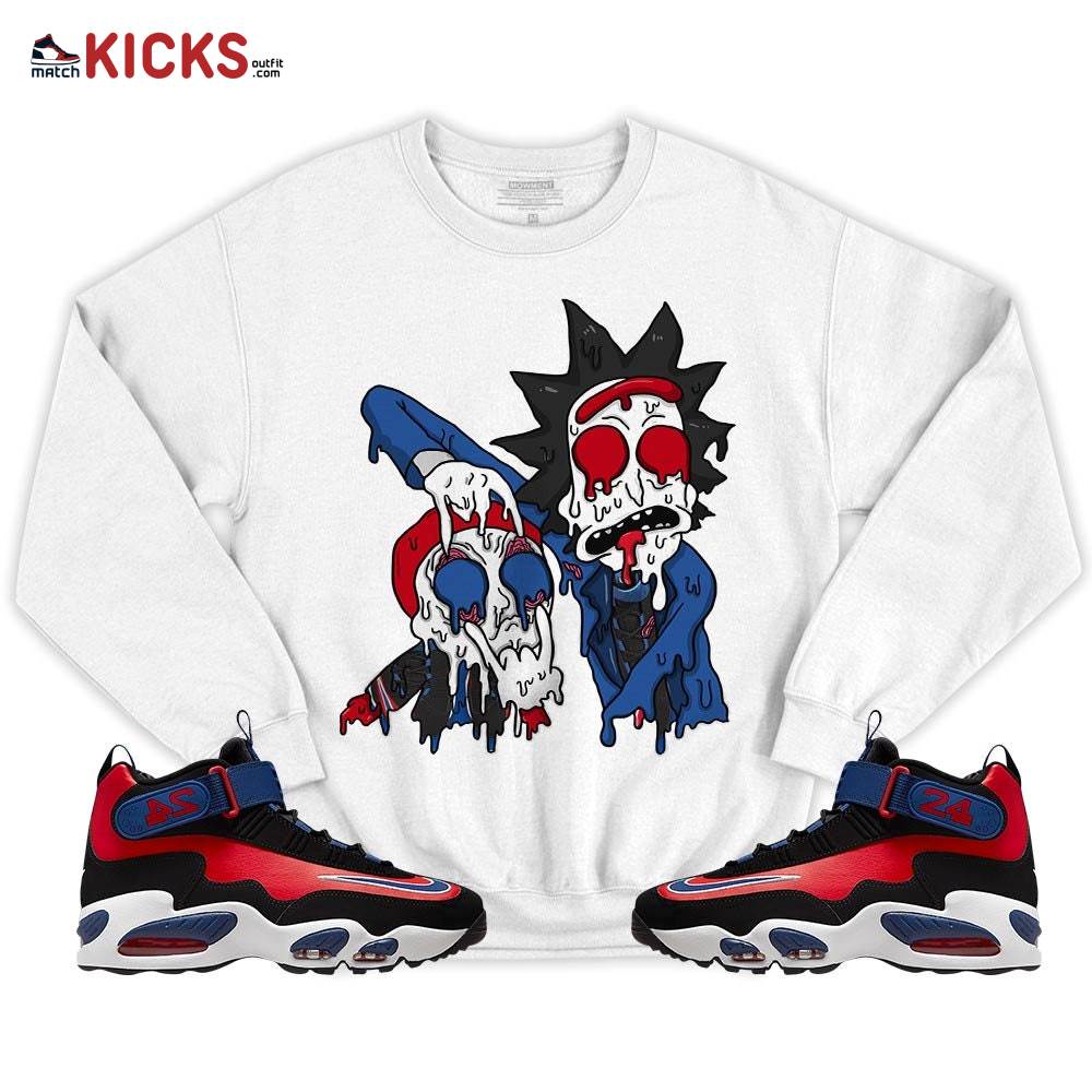 Rick And Drip Sneaker Shirt Match Max 1 Navy Red Black, Air Griffey Max 1 Black Red Navy Blue MKO T-Shirt Rick And Drip Sneaker Shirt Match Max 1 Navy Red Black, Air Griffey Max 1 Black Red Navy Blue MKO T-Shirt