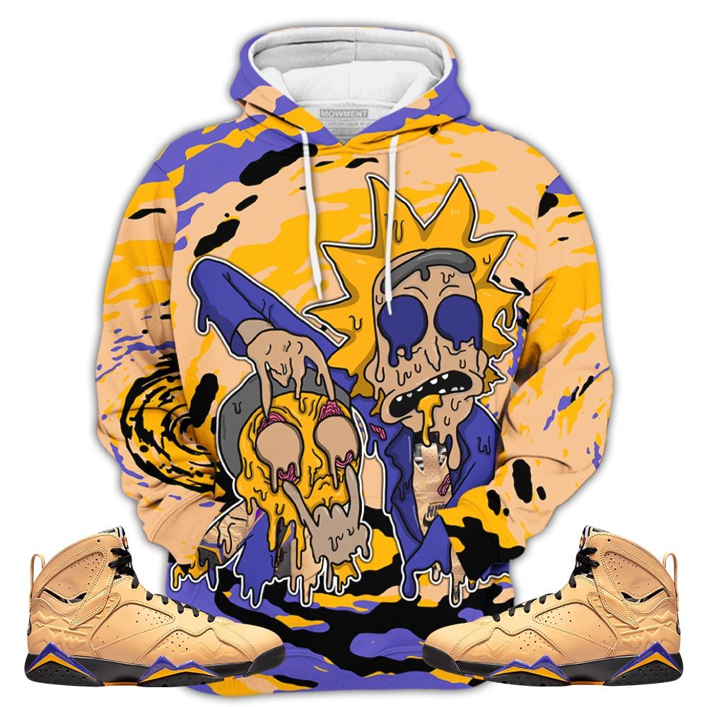 Rick And Drip Sneaker Shirt Match Vachetta Tan 7S, Jordan 7 Se Afrobeats Hoodie Sweatshirt Tee All Over Print MKO Shirt