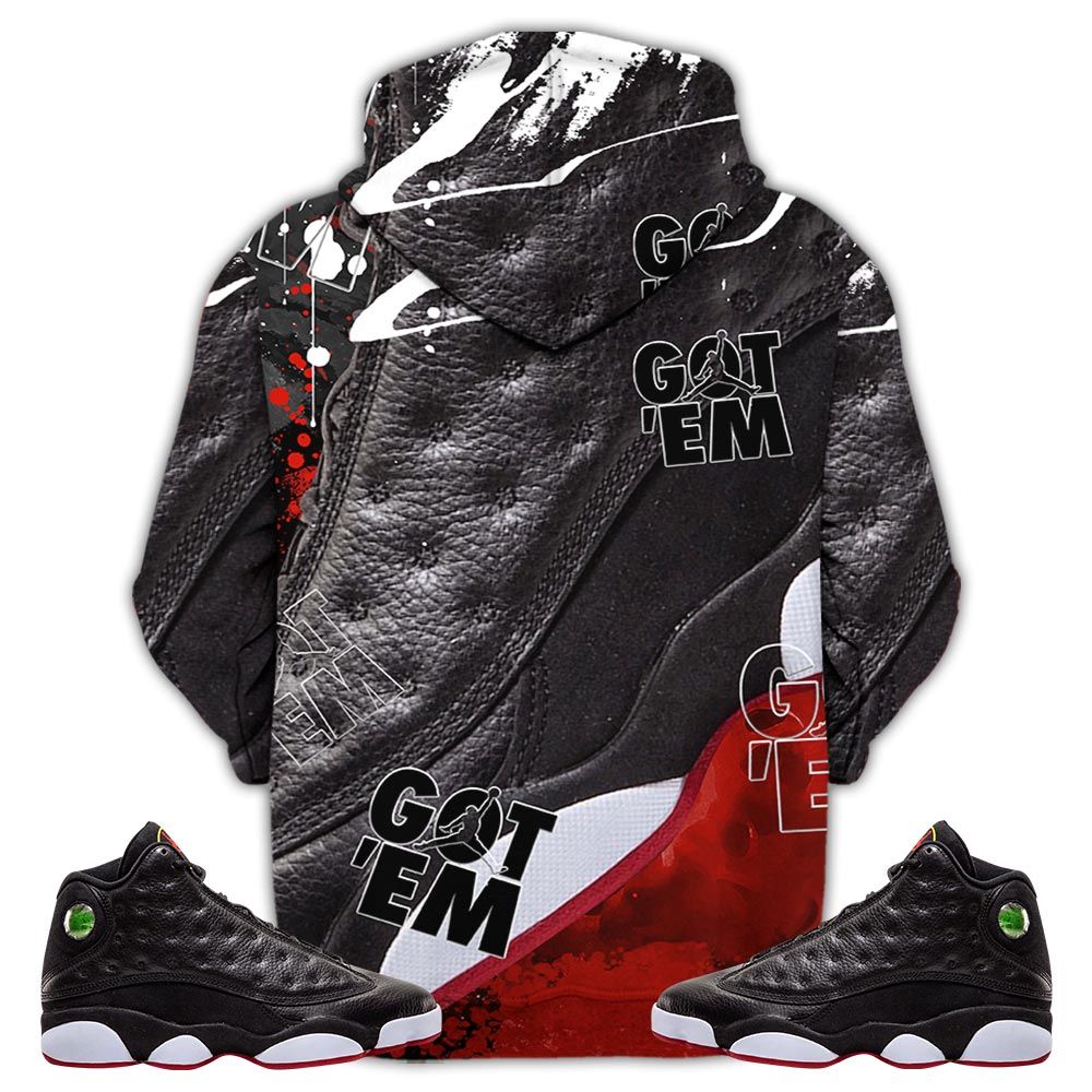 Rick Drip 90S Shoes Sneaker Shirt Match Retro Playoffs 13S, Jordan 13 Playoffs Hoodie Sweatshirt Tee All Over Print MKO Shirt