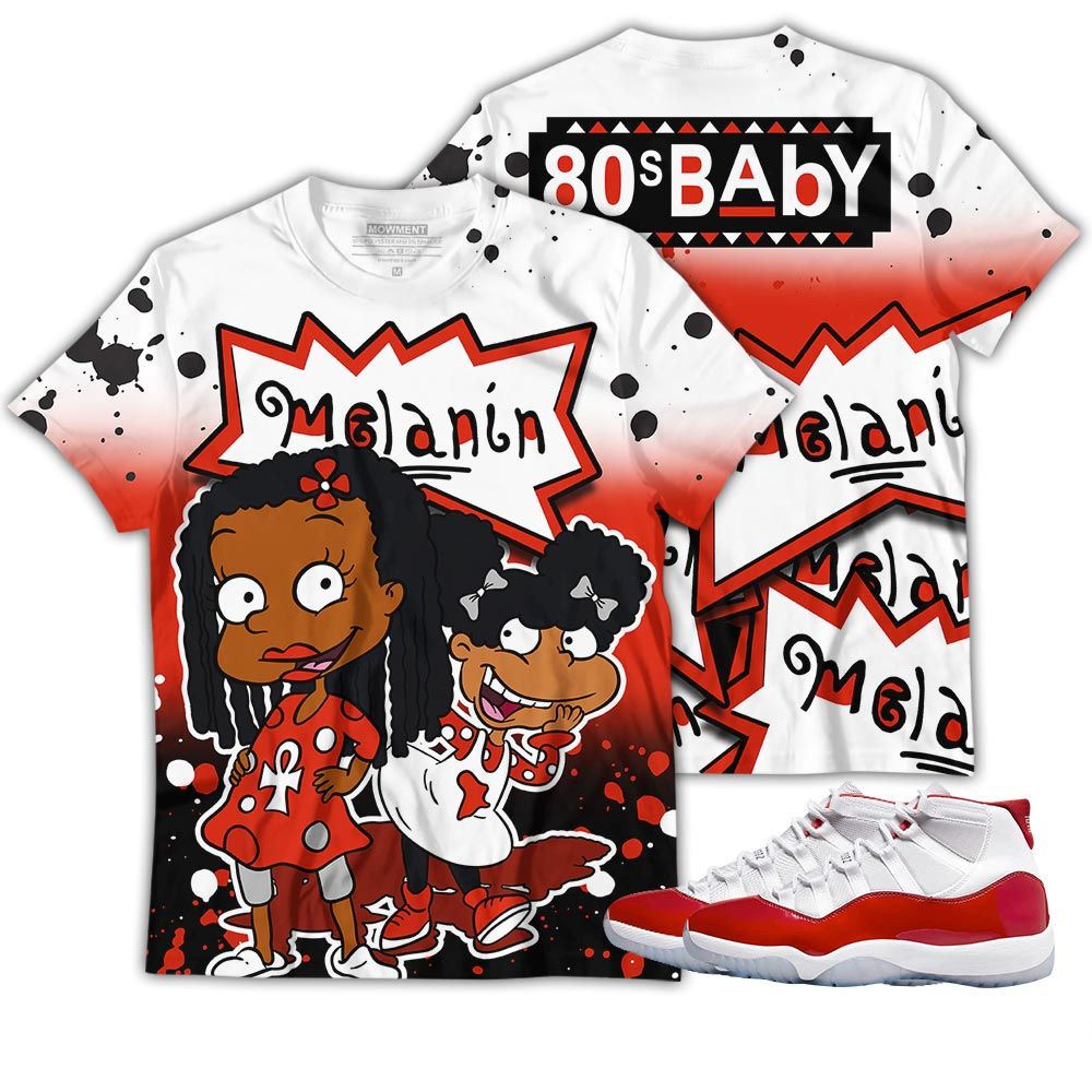 Rugrats 80S Baby Martin Tv Sneaker Shirt Match Cherry 11S, Jordan 11 Retro Cherry Hoodie Sweatshirt Tee All Over Print MKO Shirt Rugrats 80S Baby Martin Tv Sneaker Shirt Match Cherry 11S, Jordan 11 Retro Cherry Hoodie Sweatshirt Tee All Over Print MKO Shirt