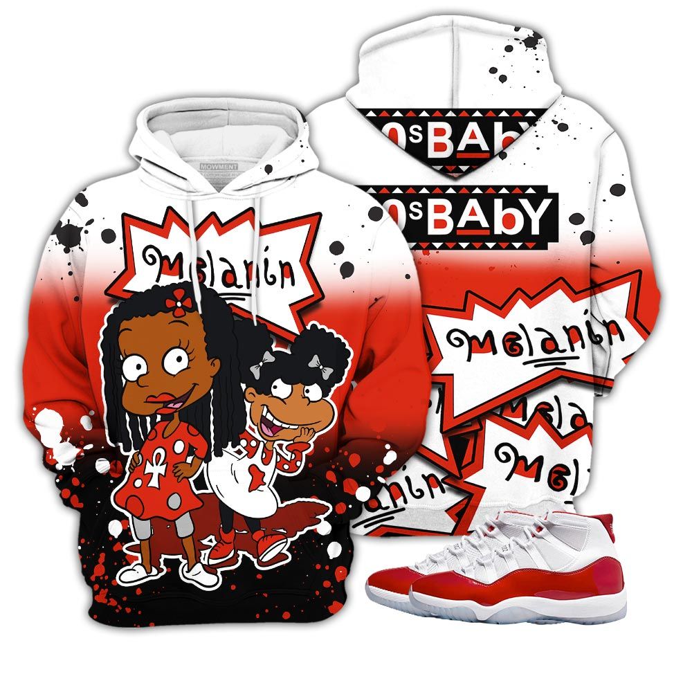 Rugrats 80S Baby Martin Tv Sneaker Shirt Match Cherry 11S, Jordan 11 Retro Cherry Hoodie Sweatshirt Tee All Over Print MKO Shirt Rugrats 80S Baby Martin Tv Sneaker Shirt Match Cherry 11S, Jordan 11 Retro Cherry Hoodie Sweatshirt Tee All Over Print MKO Shirt