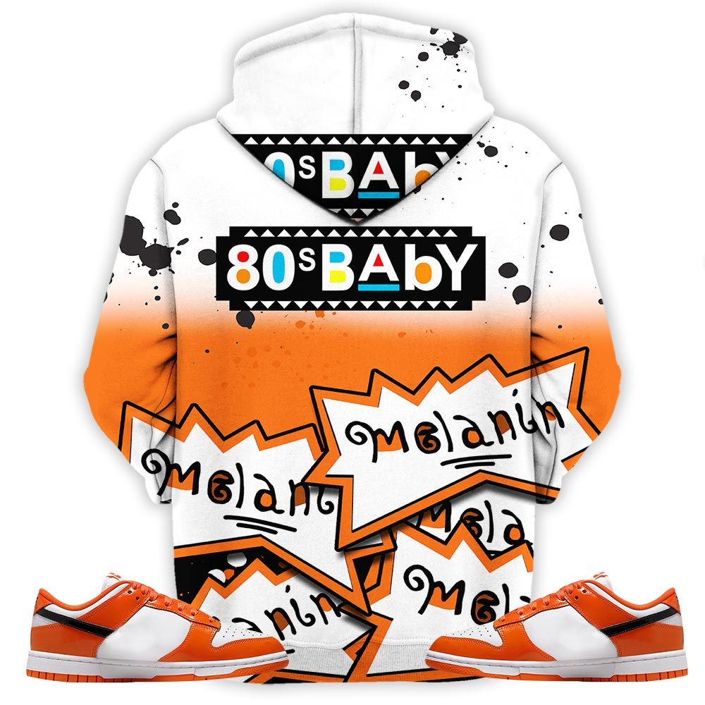Rugrats 80S Baby Martin Tv Sneaker Shirt Match Dunk Low Orange Black, Dunk Low Patent Halloween Hoodie Sweatshirt Tee All Over Print MKO Shirt
