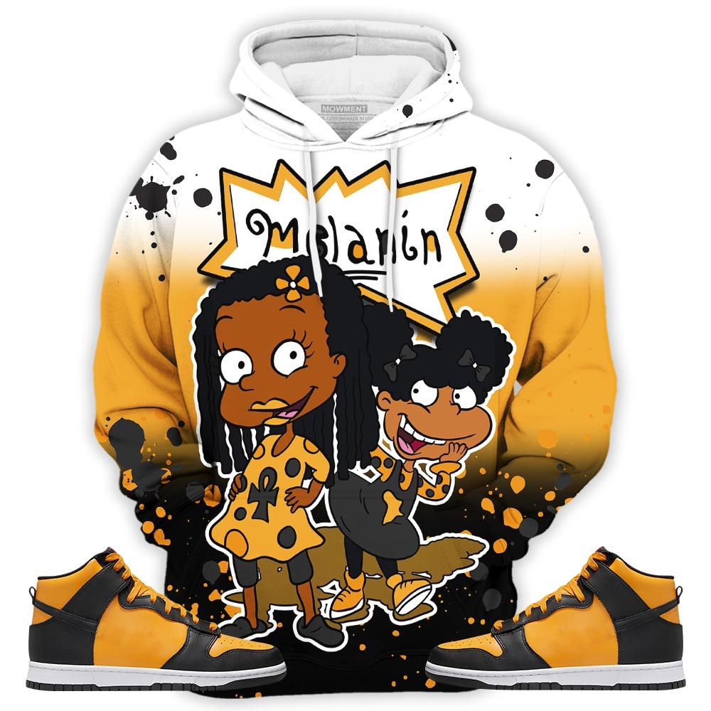 Rugrats 80S Baby Martin Tv Sneaker Shirt Match Dunk Reverse Goldenrod, Dunk High Bruce Lee Hoodie Sweatshirt Tee All Over Print MKO Shirt