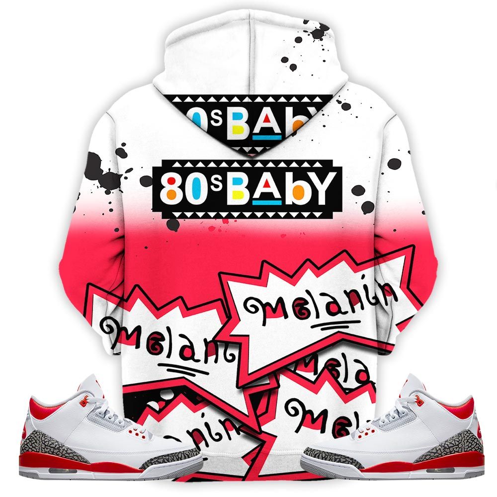 Rugrats 80S Baby Martin Tv Sneaker Shirt Match Fire Red 3S, Jordan 3 Retro Fire Red Hoodie Sweatshirt Tee All Over Print MKO Shirt