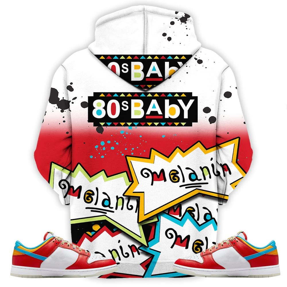 Rugrats 80S Baby Martin Tv Sneaker Shirt Match Fruity Pebbles Dunk Low, Dunk Low Fruity Pebbles Hoodie Sweatshirt Tee All Over Print MKO Shirt