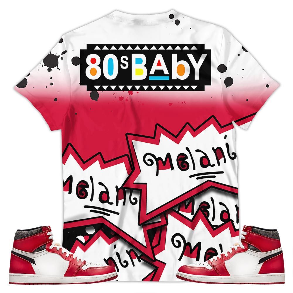 Rugrats 80S Baby Martin Tv Sneaker Shirt Match High Og Chicago 1S, Jordan 1 Lost Found Chicago Hoodie Sweatshirt Tee All Over Print MKO Shirt