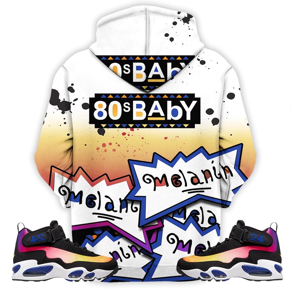 Rugrats 80S Baby Martin Tv Sneaker Shirt Match Max 1 Los Angeles, Air Griffey Max 1 Los Angeles Hoodie Sweatshirt Tee All Over Print MKO Shirt