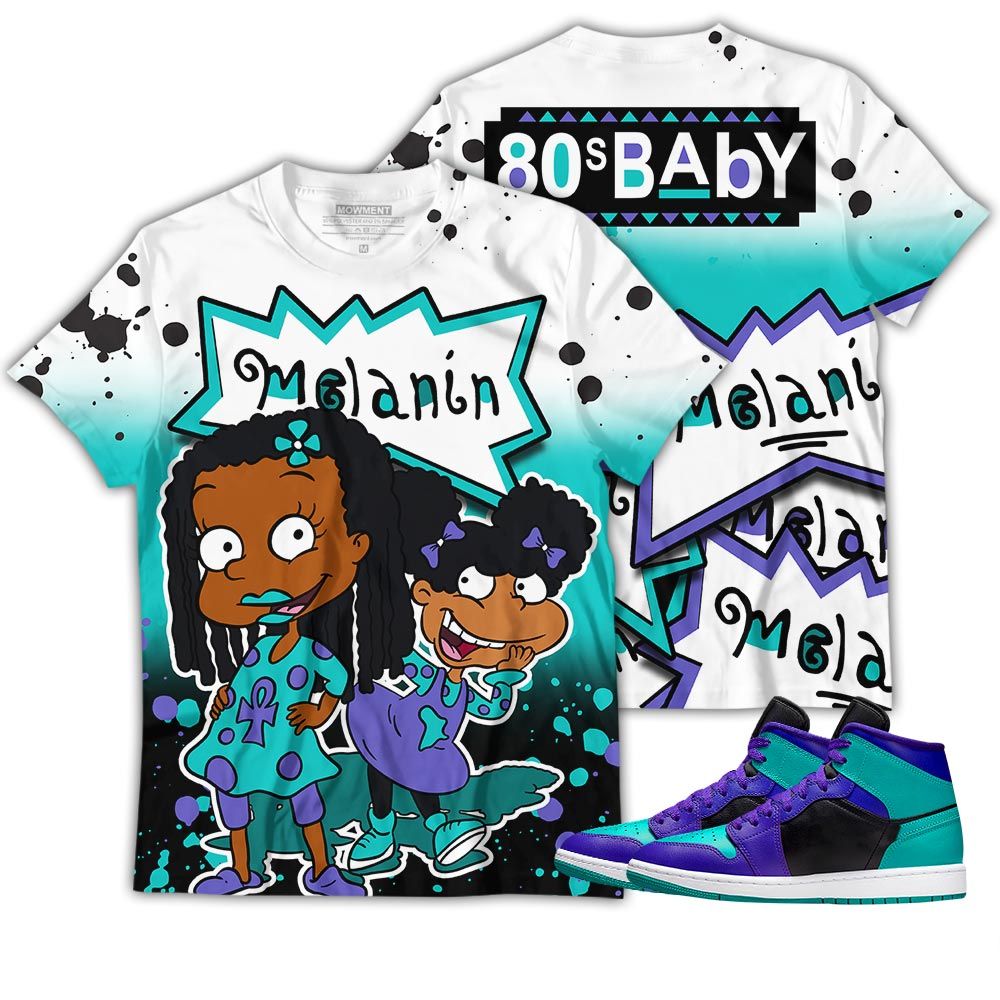 Rugrats 80S Baby Martin Tv Sneaker Shirt Match Mid Black Grape 1S, Jordan 1 Mid Black Grape Hoodie Sweatshirt Tee All Over Print MKO Shirt Rugrats 80S Baby Martin Tv Sneaker Shirt Match Mid Black Grape 1S, Jordan 1 Mid Black Grape Hoodie Sweatshirt Tee All Over Print MKO Shirt