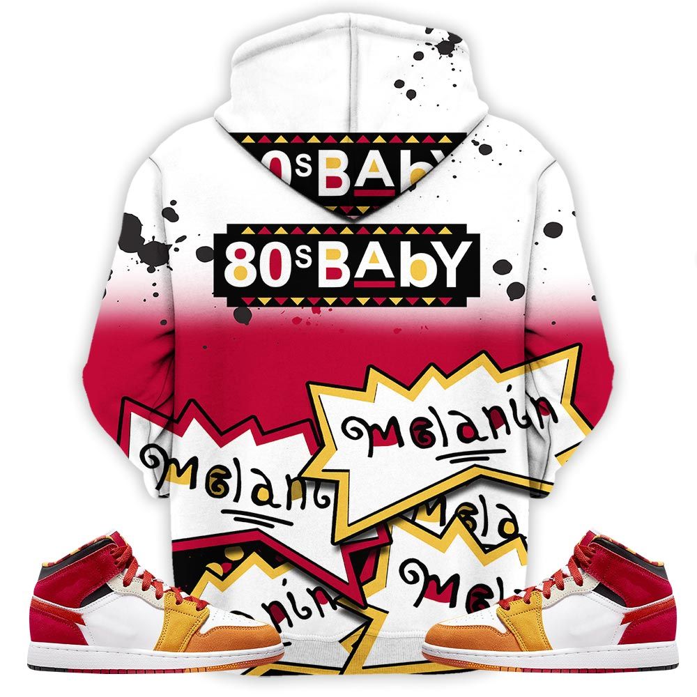 Rugrats 80S Baby Martin Tv Sneaker Shirt Match Mid Picnic 1S, Jordan 1 Mid Picnic Hoodie Sweatshirt Tee All Over Print MKO Shirt