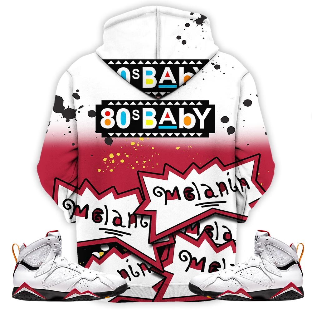 Rugrats 80S Baby Martin Tv Sneaker Shirt Match Og Cardinal 7S, Jordan 7 Retro Cardinal Hoodie Sweatshirt Tee All Over Print MKO Shirt