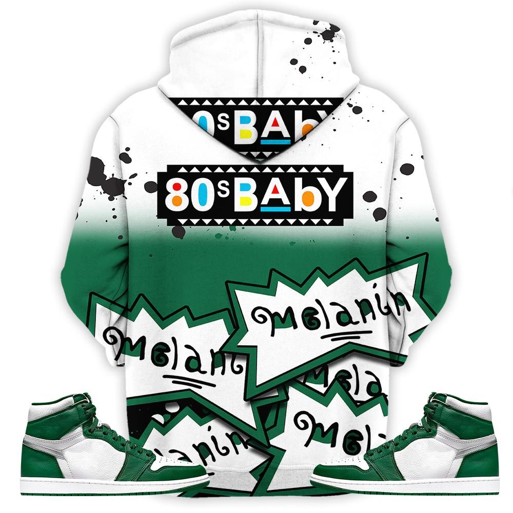 Rugrats 80S Baby Martin Tv Sneaker Shirt Match Og Gorge Green 1S, Jordan 1 Retro High Gorge Green Hoodie Sweatshirt Tee All Over Print MKO Shirt