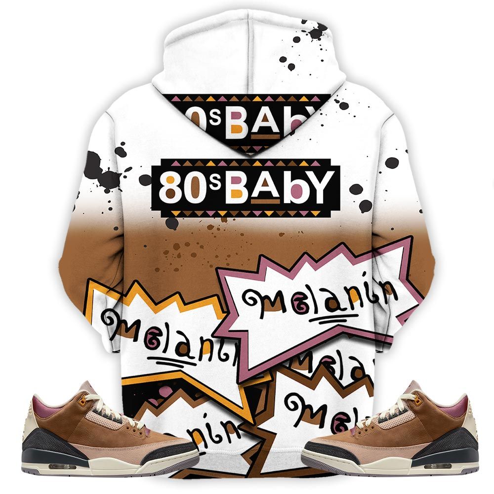 Rugrats 80S Baby Martin Tv Sneaker Shirt Match Retro Archaeo Brown 3S, Jordan 3 Archaeo Brown Hoodie Sweatshirt Tee All Over Print MKO Shirt