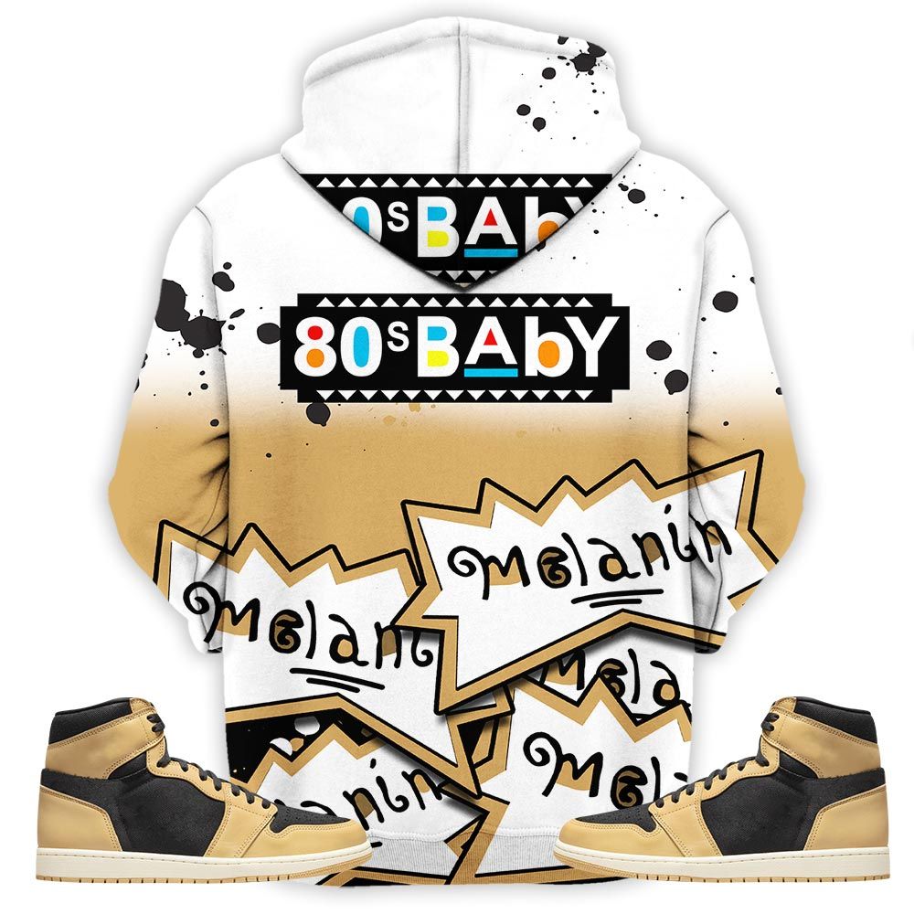 Rugrats 80S Baby Martin Tv Sneaker Shirt Match Retro Heirloom 1S, Jordan 1 Retro High Og Heirloom Hoodie Sweatshirt Tee All Over Print MKO Shirt